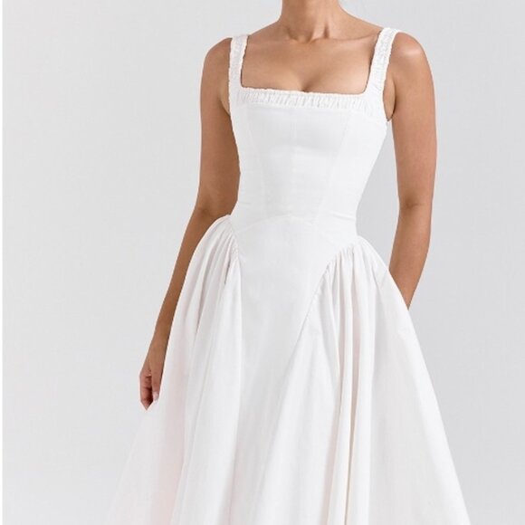 House of CB Dorothy Dress - White,  Size S - Picture 4 of 15